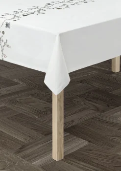 Hammershøi Christmas Dug 150x370 cm hvid m. deko