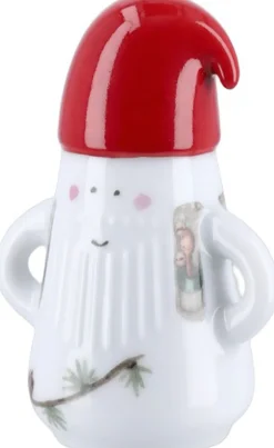 Hammershøi Christmas Nissefar Ø6 cm hvid m. deko