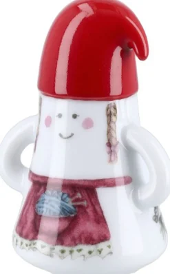 Hammershøi Christmas Nissemor Ø6 cm hvid m. deko