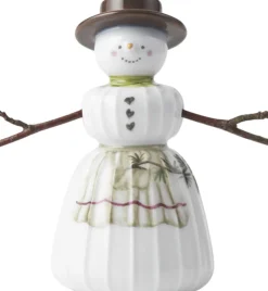Hammershøi Christmas Snekone H11 hvid m. deko