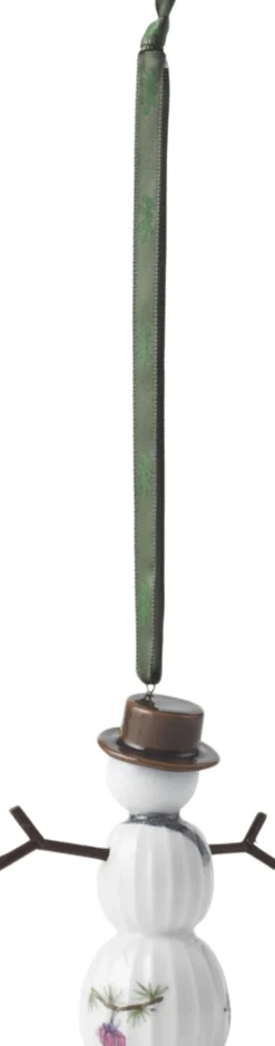 Hammershøi Christmas Snemand hængende H9. 5 hvid m. deko