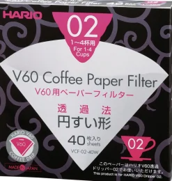 Hario Paper Filter 2 cup (40 pcs. Box)