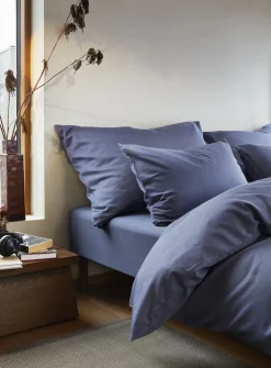 Harmoni stonewashed pudebetræk denimblå