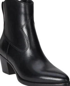 Harpher Burnished Leather Bootie