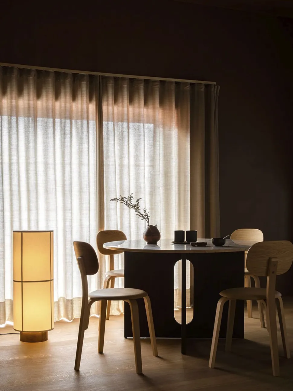 Hashira Floor Lamp, Ø30, Raw