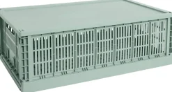 HAY Colour Crate Lid Plastic-X-Large-Sage green