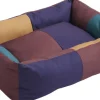 HAY Dogs Bed-Large-Burgundy, green