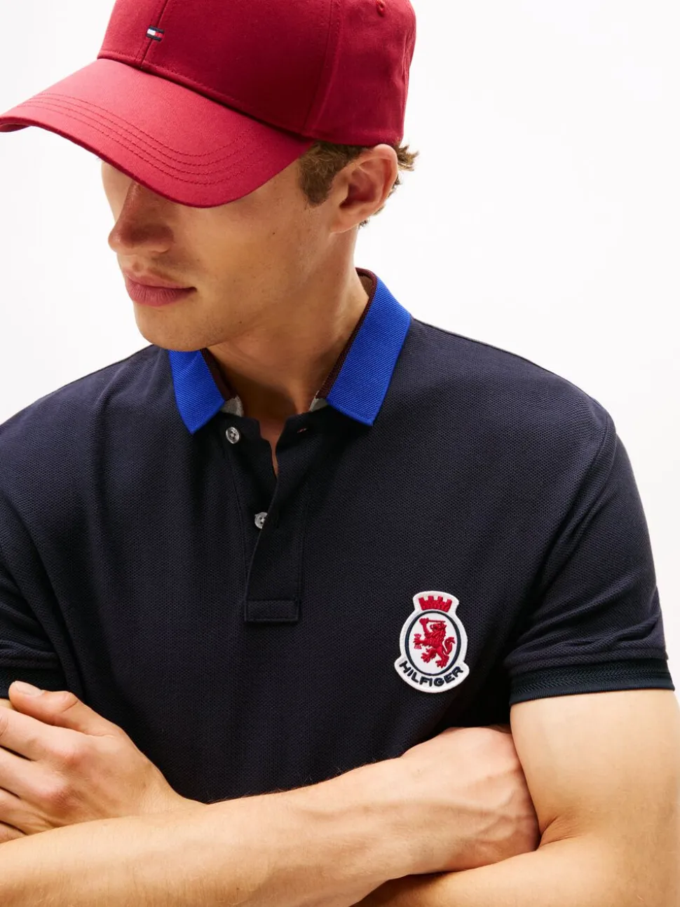 HERRINBONE COLLAR REG POLO