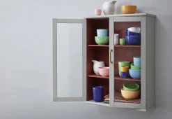 Herringbone Dækkeserviet 43x30 cm rosa 82% bomuld recycled,