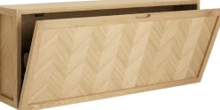 Herringbone Skoskab Large Natur
