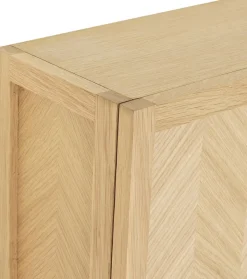 Herringbone Skoskab Large Natur