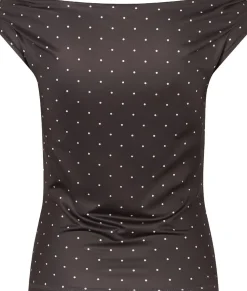 Himamd print off-shoulder top