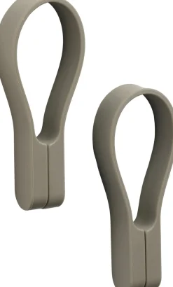 Håndklædestrop Loop magnet 2 stk. Taupe