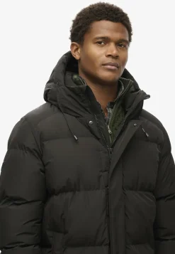 HOODED SPORTS PUFFER MID JKT