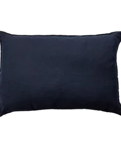 Hør vasket pude Total Eclipse 60x90 Pantone 194010