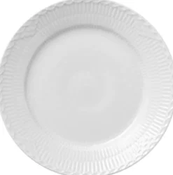 Hvid Halvblonde 19 cm. tallerken