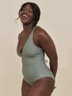 Java sculpt korset badedragt - Army