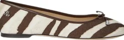 Jayna Zebra-Print Canvas Flat