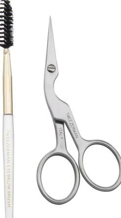 Øjenbrynssaks m. kam