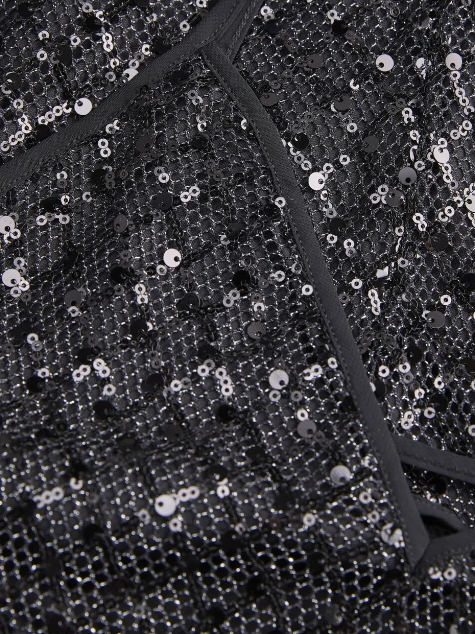 JXFIE GLITTER LONG DRESS WVN LN