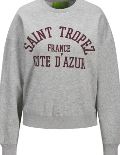 JXMERLE RLX SHORT LS CREW SWT LN