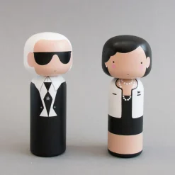 KARL håndmalet Kokeshi