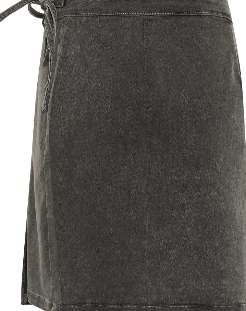 KAzina Wrap Denim Skirt