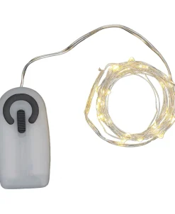 Knirke 40L m/timer, Klar/sølv