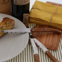 Knive oliventræ, 6stk Laguiole