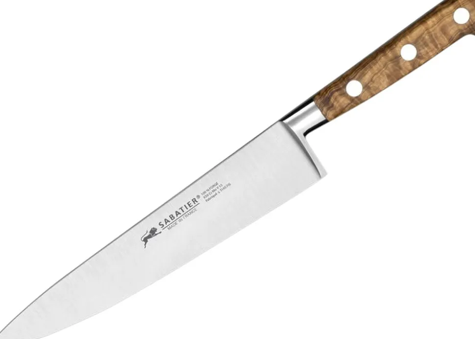 Kokkekniv Ideal Provence 20 cm Stål/Oliventræ