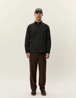 Konrad Melange Striped Shirt