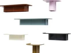 Korpus Shelf-Small 1 hook-Pink powd