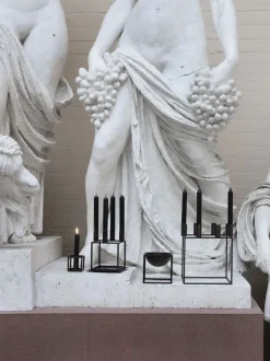 Kubus 1, Candle Holder, Black