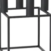 Kubus 4, Candle Holder, Black