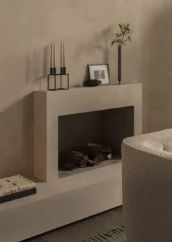 Kubus 4, Candle Holder, Black