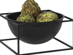 Kubus Bowl centerpiece, Large, Blac