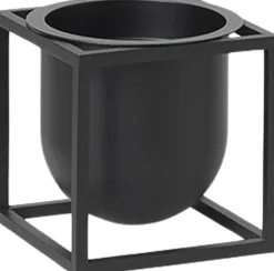 Kubus Flowerpot 10, Black