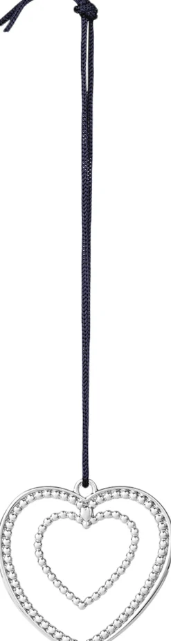 Kuglehjerte H7 forsølvet