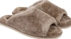 KVINA - OPEN SHEARLING SLIPPER