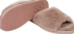 KVINA - OPEN SHEARLING SLIPPER