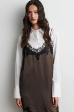 Lacia Contrast Mini Dress