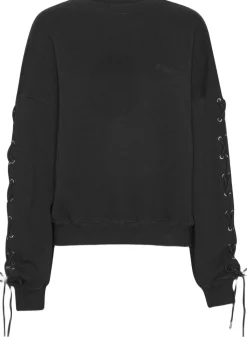 LACING CREWNECK