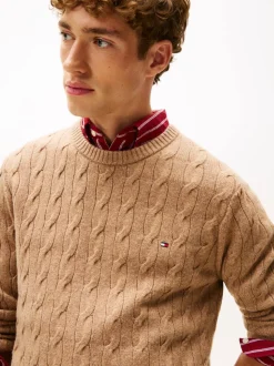 LAMBSWOOL BLEND CABLE CREW