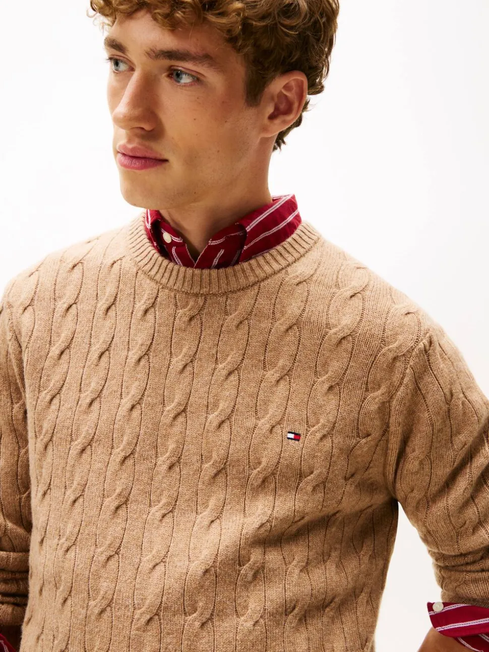 LAMBSWOOL BLEND CABLE CREW