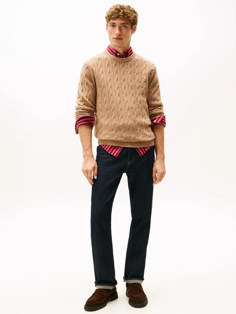 LAMBSWOOL BLEND CABLE CREW