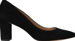 Lanette Suede Block-Heel Pump