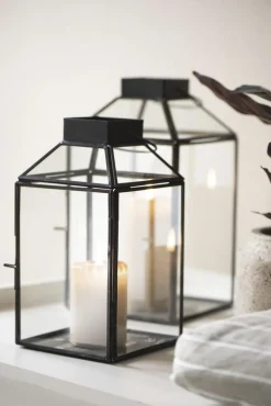 Lanterne Norr skrå glastop