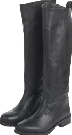 Leather riding boot