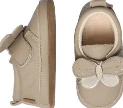 Leather v. slippers butterfly