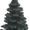 LED candle christmas tree, Pine green, Smooth, 9x12 cm 2/12